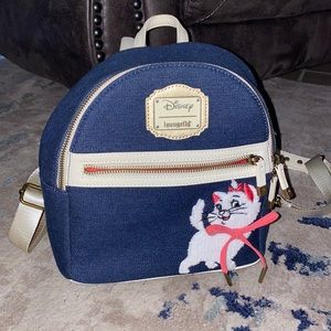 Marie aristocats Disney loungefly bookbag, back pack like new